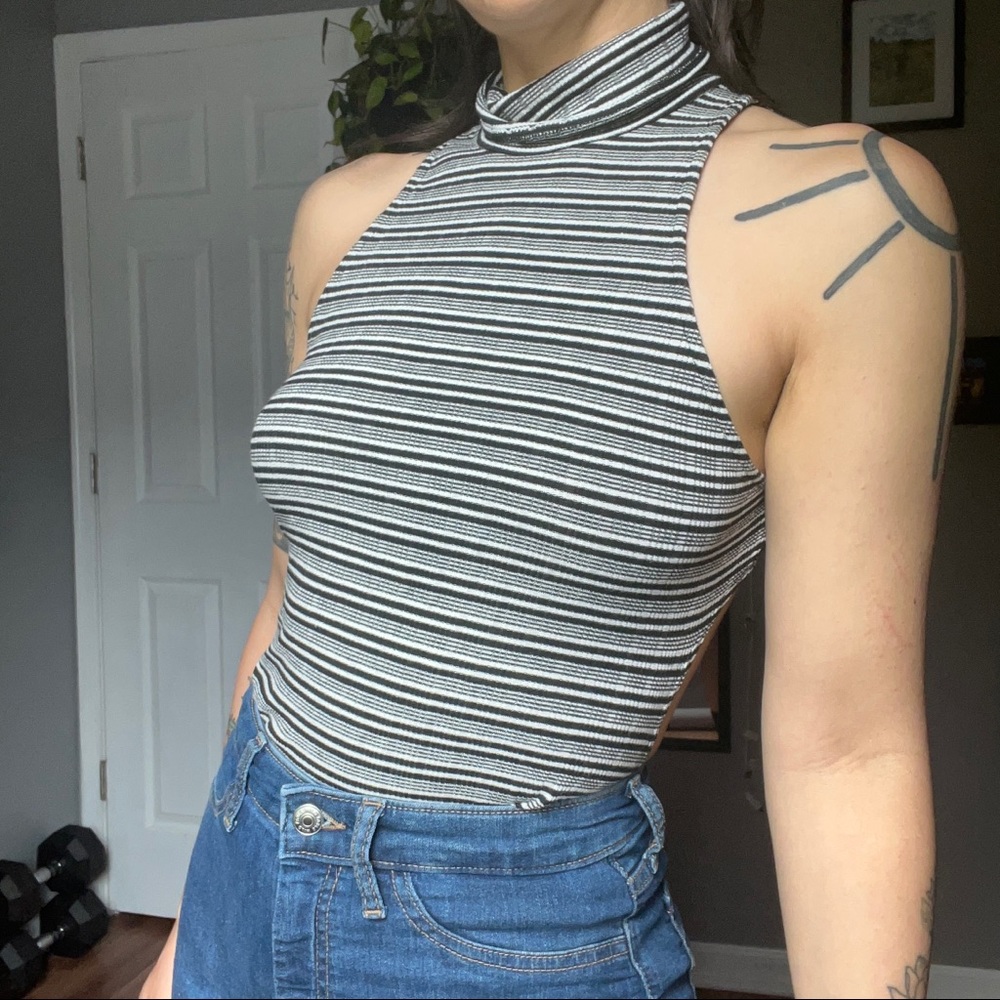 Free People open back body suit